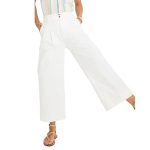Madewell Pleated Wide-Leg Pants